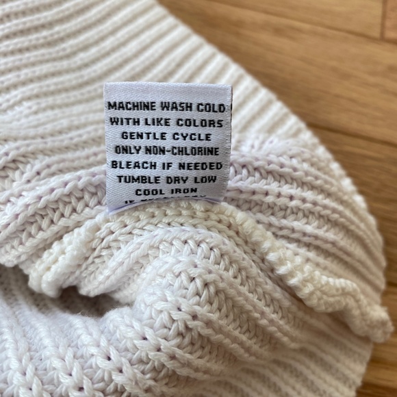 NWOT 525 100% cotton cardigan - white, lavender & peach-orange dip dye/ombre - Picture 7 of 8